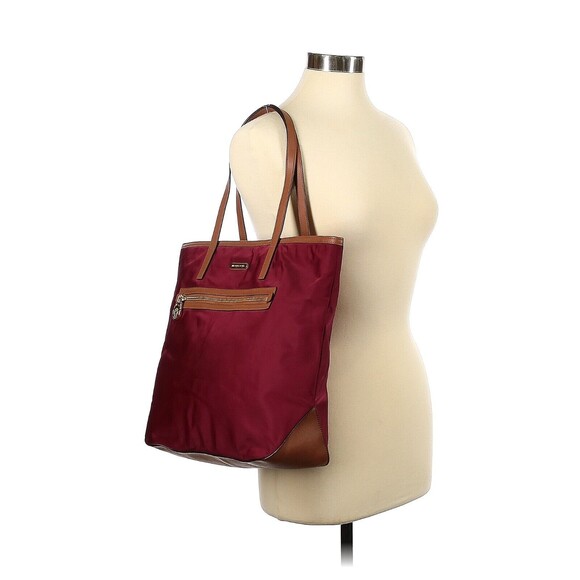 MICHAEL KORS Kempton Claret Burgundy Large Nylon Tote Bag - Picture 2 of 10